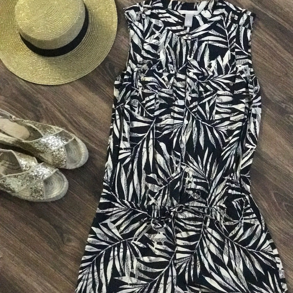 Palm print Jumpsuit